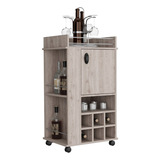 Mueble Bar Fargo 99x55 Rta Color Ceniza