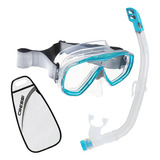 Kit De Máscara De Snorkel Niños Y Tubo De Snorkel Sem...