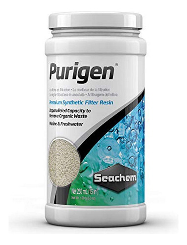 Seachem Purigen Resina De Filtracin Orgnica - Agua Dulce Y S