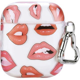 Lips Airpod Case  Fundas Ctoras Transparentes Compatibl...