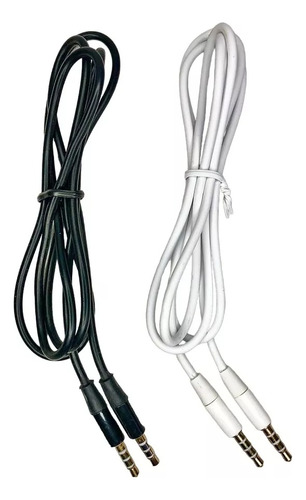 Cable Audio Doble Jack 3.5mm Malla 1 X 1 Auxiliar 