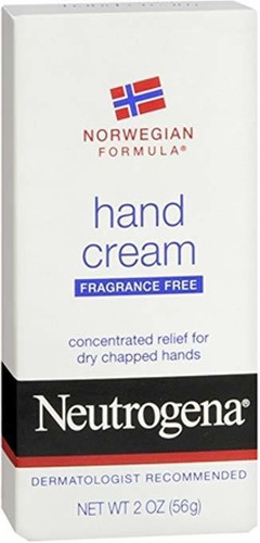 Fórmula Neutrogena Noruego Crema De Manos, Fragancia Libre, 