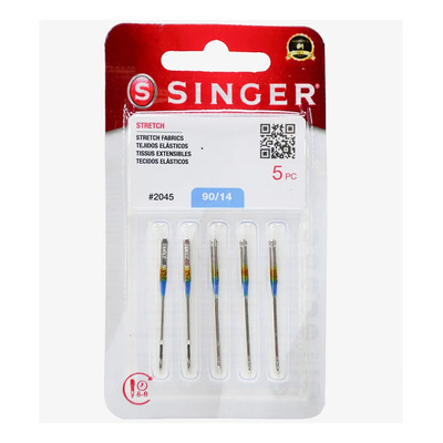 Aguja Singer 2045 Punta Bola 90/14 Azul