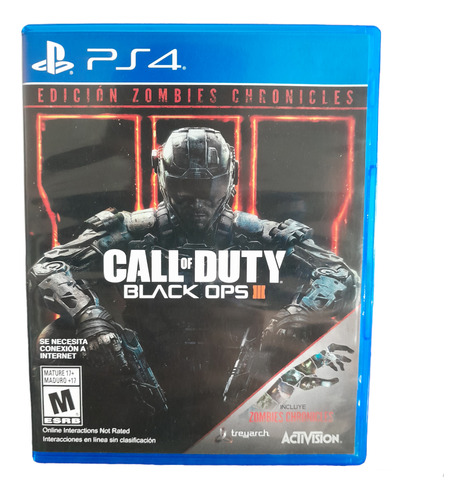 Call Of Duty Black Ops 3 Edición Zombies Chronicles - Ps4 