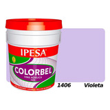 Pintura Vinílica Interior 4 Litros Colorbel 3 Años Galón Color Violeta