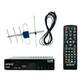 Decodificador Tdt Krono Digital Hd + Antena Aerea Exterior