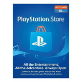 Tarjeta Psn Card 10 Usd Playstation Store 