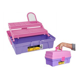 Caja Cosmetiquera 14', Rosa/morado, Pretul   25052