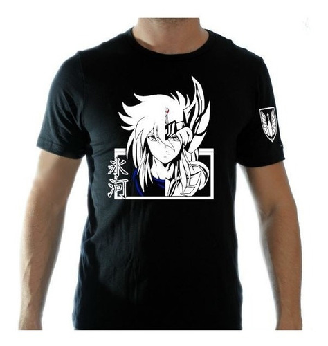 Camiseta Anime Caballeros Del Zodiaco Cisne Saint Seiya