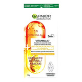 Mascarilla Garnier Vitamina C Extracto De Piña 15g Paq 10pzs