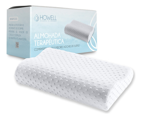 Almohada Cervical Viscoelástica Flex Memoria Dormir Descanso