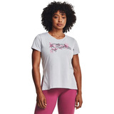 Polera Under Armour Floral Wordmark Graphic 1365139-011