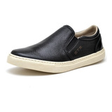 Tênis Masculino Sapato Slip On Mule Iate Couro 