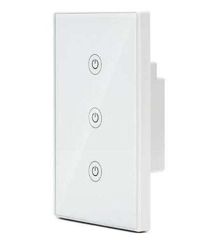 Interruptor De Pared Wifi Touch 3 Canales Alexa Google