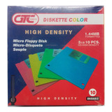 Diskette - Color - 1.44mb - 312 Pc's (precio X Caja De 10u)
