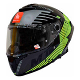 Casco Integral Doble Visor Mt Thunder 4sv Krom En Aolmoto