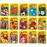 Pack 25 Semillas Flores Ornamentales Colores Y Variedad