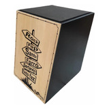 Cajon Spanking Acústico Preto 50cm Altura 40cm Largura