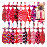 18pcs  Pack Día De San Valentín Perro Gato Corbata Pa...