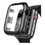 Protector Compatible Apple Watch Acrílico Rígido Negro 