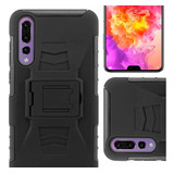 Protector Clip Uso Rudo Para Huawei P20 Pro Mayoreo