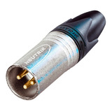 Conector Xlr Blindado Contactos En Oro Neutrik Nc3mxx-emc