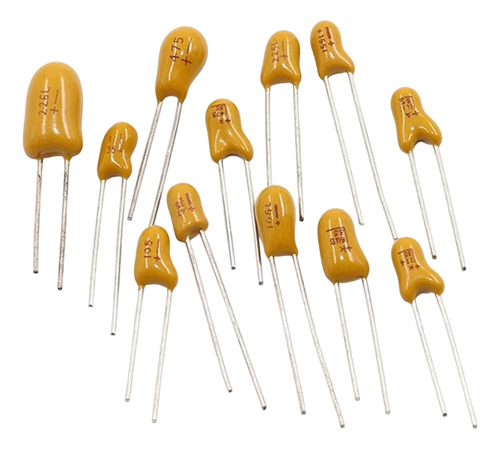 10 Capacitores Tantalio 3.3uf X 16v 10% P=2.00mm