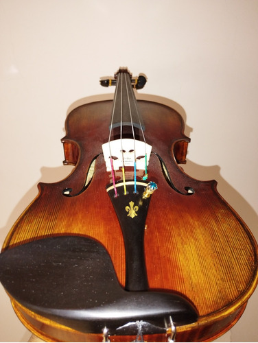 Violino Artesanal Verniz À Óleo 4/4 Fundo Inteiro