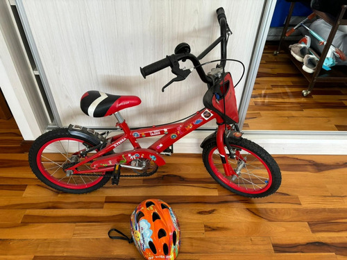 Bicicleta Bmx Topmega 16  V-brakes Niño Con Caso / Inflador 