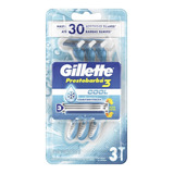 Rastrillos Desechables Gillette Prestobarba3 Cool 3 Piezas