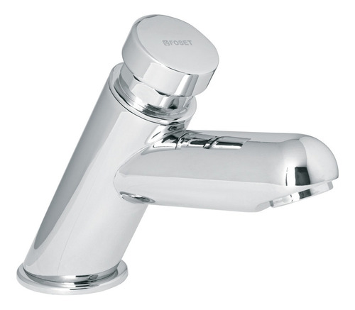 Llave Temporizadora Para Lavabo Foset 47918 Acabado Cromado Color Plateado