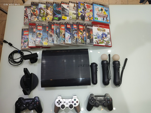 Sony Playstation 3 Super Slim 500gb No Envio -super Completa