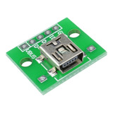 Adaptador Mini Usb Hembra A Dip 2.54mm Conector Hw-768