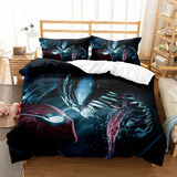 Funda De Edredón Spider Man Venom Ropa De Cama De Superhéroe