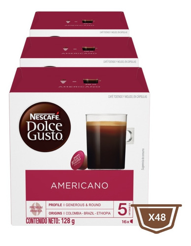 Nescafé® Dolce Gusto® Americano X 3 Cajas