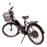 Bicicleta Elétrica Duos Confort  800w 48v 15ah - Preta