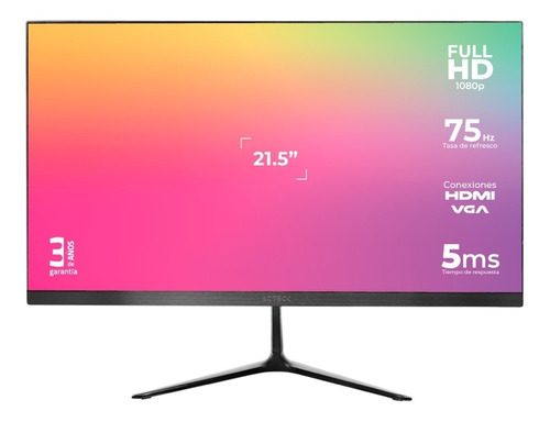 Monitor Led 21.5 Acteck Ac-933858 Full Hd 75hz Hdmi Y Vga