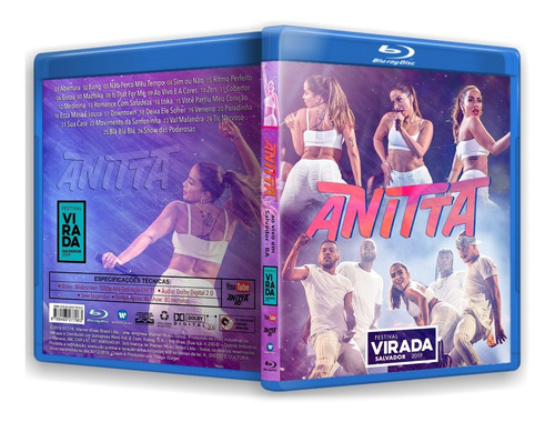 Blu-ray Anitta Virada Salvador 2019, Menu Interativo, Extras