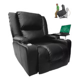 Sillon Masajeador Reclinable + Calor + 8 Motores Autolevable