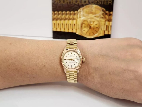 Rolex Lady- Datejust Prisidente Full Gold 26mm Automático 