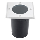 Luminario Emp. Piso 35w Acero Inox Ip65 127 V Gu10 Foco No I