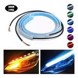 60cm Par Tira Led Drl Flexible Direccional Secuencial Auto