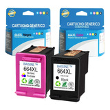 Pack 2 Cartuchos Genéricos Compatibles Con Hp 664xl Nuevos