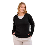 Sweater Tejido Dama Clásico Escote En V.  Art. 484