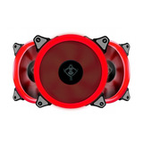 Ventilador Yeyian Typhoon Led Rojo 120mm 1500rpm 3 Piezas /v