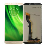 Tela Frontal Touch E Display P/ Moto G6 Play Dourado