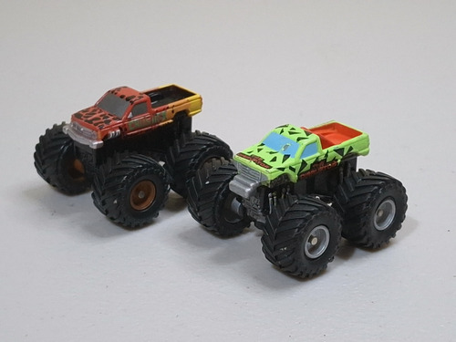 Micromachines Galoob Lote De 2 Monster Trucks Pickup Type 3