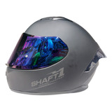 Cascos Marca Shaft 582sp Con Visor De Color, Certificado Ece