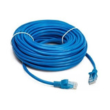 Cabo De Rede Rj45 30m Ethernet Patch Cord Cat5 Azul 30 Mt
