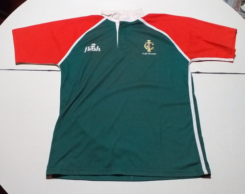 Camiseta De Club Italiano Marca Flash Verde Talle M